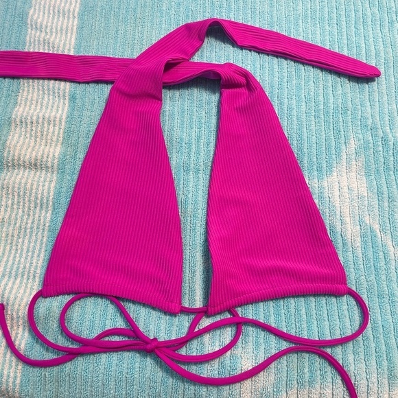 Frankies Bikinis Diana Sliding Halter Triangle Bikini Top Orchid Purple X-Small - Picture 2 of 7